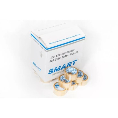 Taśma pakowa transparenta/przezroczysta SMART solvent