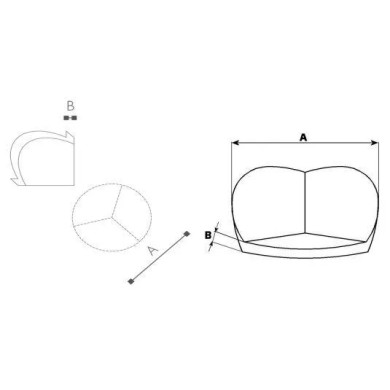 Profil ochronny O CUT CORNER 100-10 OCEAN GREEN - 1300 szt.