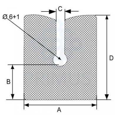 Profil WS 35x25 z wkładką wzmacniającą