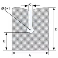 Profil WS 35x25 z wkładką wzmacniającą