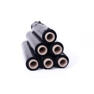 Folia stretch czarna - 1,5 kg x 504szt. - PALETA