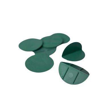 Kątowniki ochronne do taśm PP - okrągłe zielone 2000 szt.