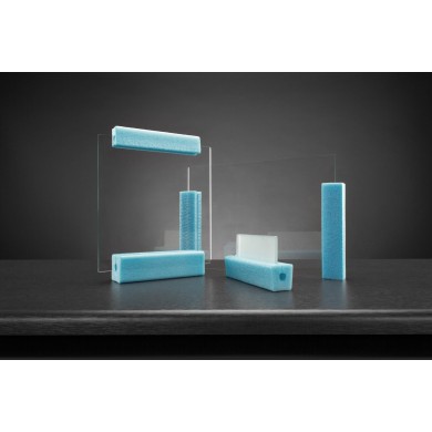 Profil ochronny szybowy z pianki WS 35x25x460 OCEAN GREEN