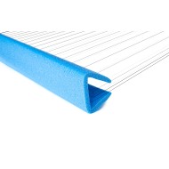 Profil ochronny piankowy U-38/200mb niebieski (odpowiada: U tulip 25-35/220MB)