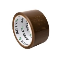 Taśma pakowa X-TAPE brązowa akryl 1 szt.